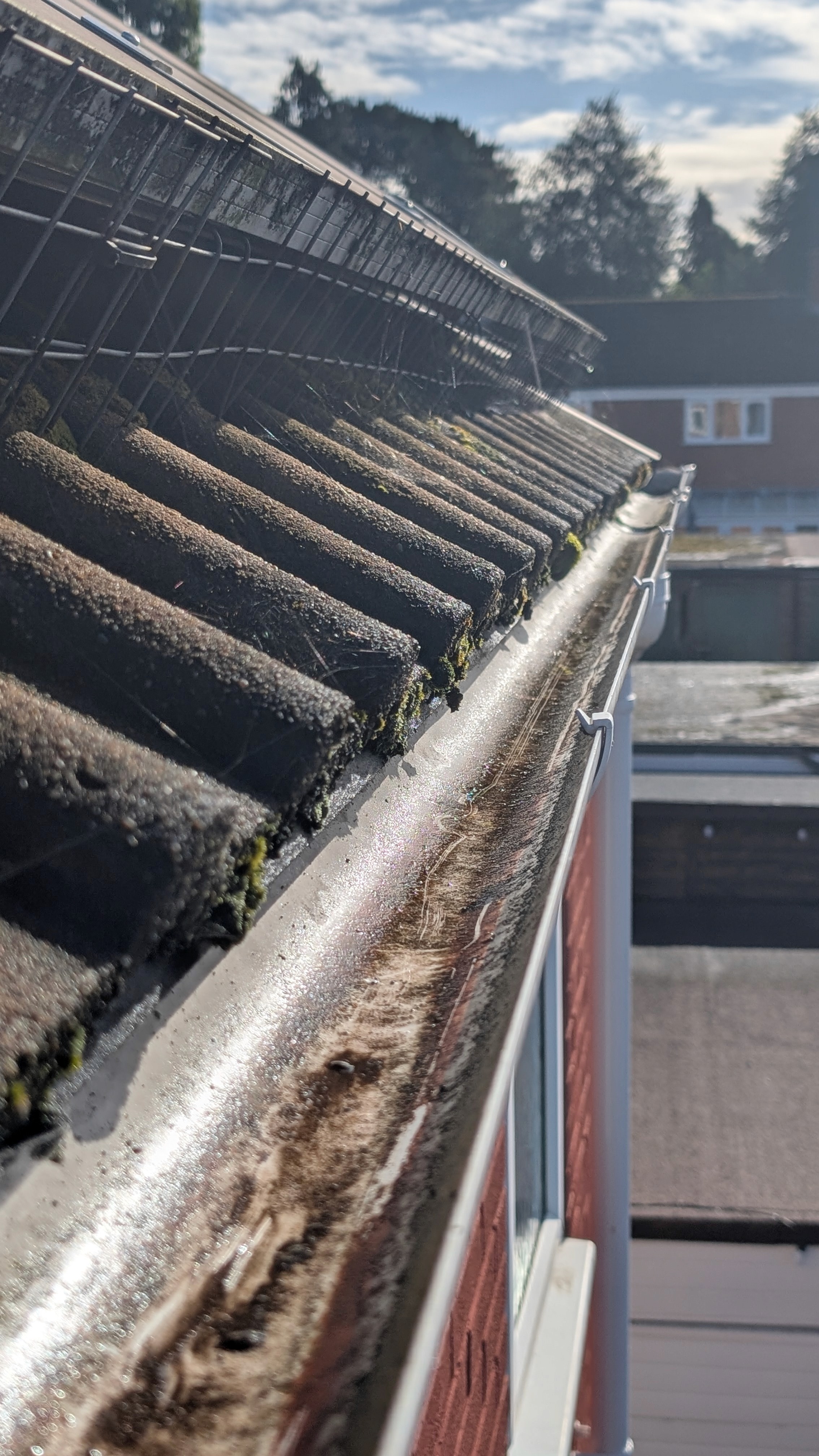 gutter cleaning Kendal — finished job