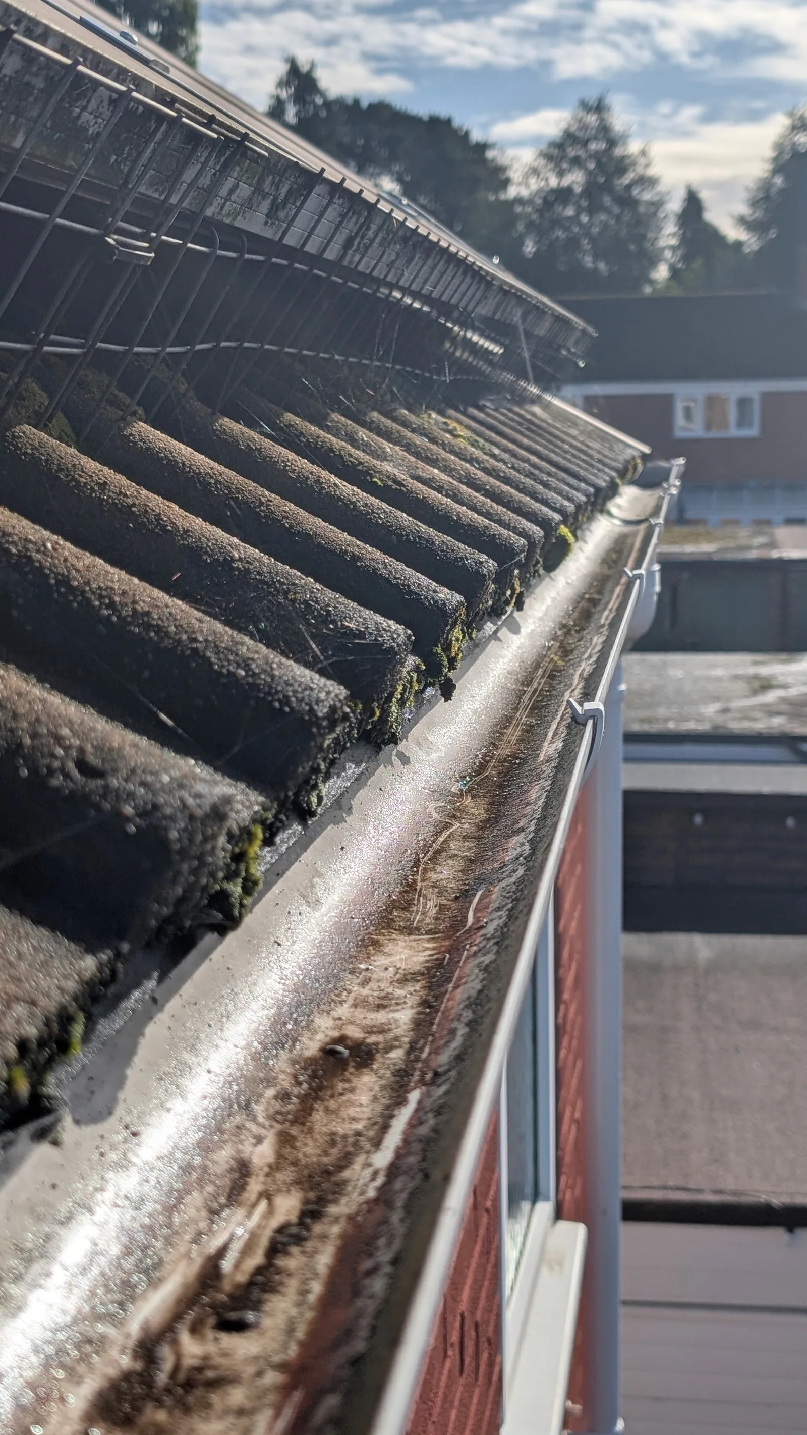 gutter cleaning Kendal — finished job
