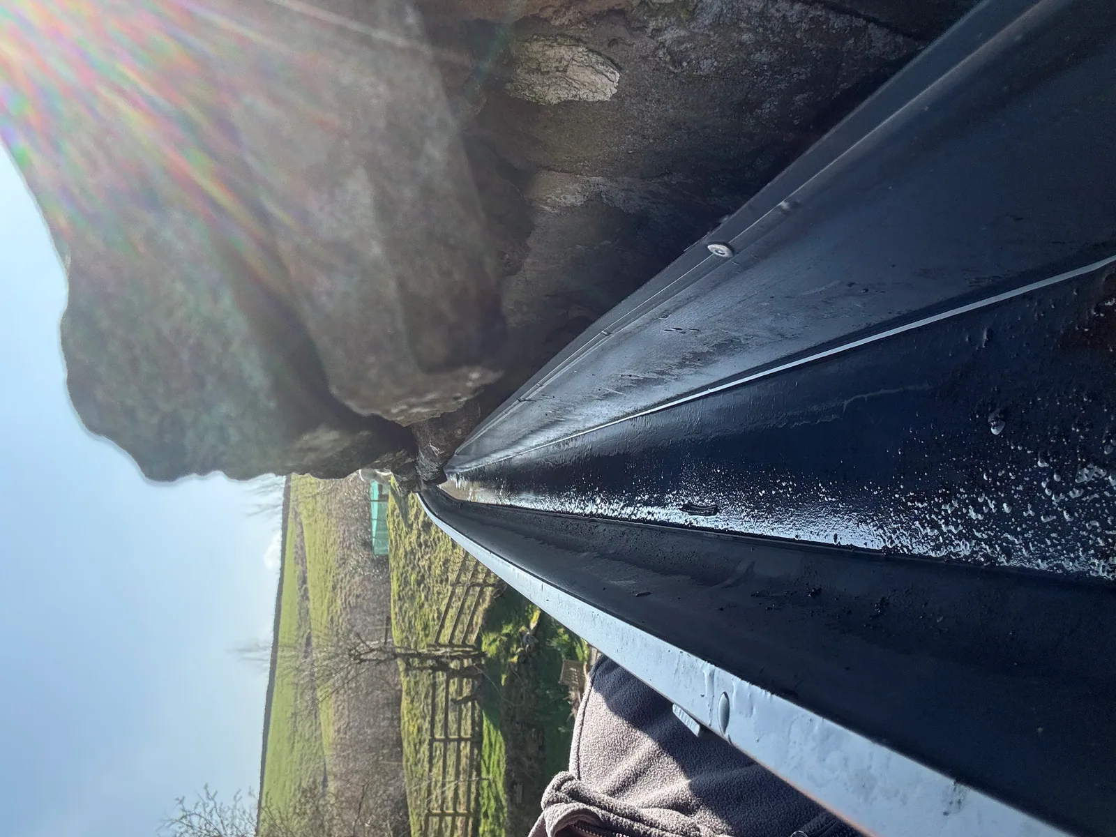 Clean gutters on a Yorkshire property — Hugo's Roof & Gutter Cleaning